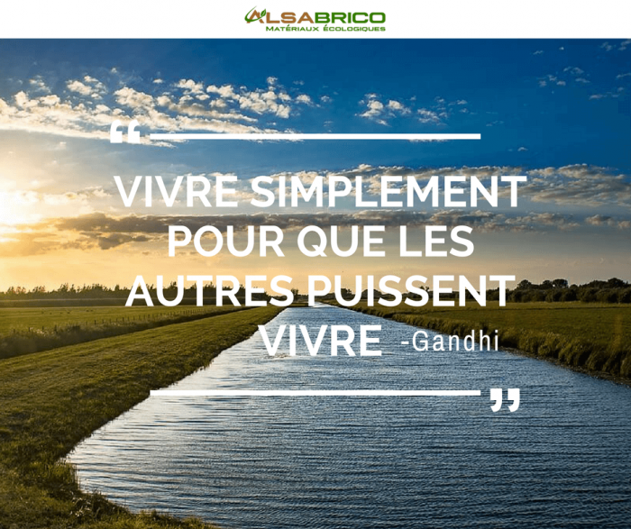 Citation du guide spirituel Gandhi Citation n°2 Blog Alsabrico