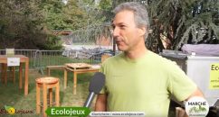 Jeux en bois Ecolojeux : Marché bio D’Alsabrico