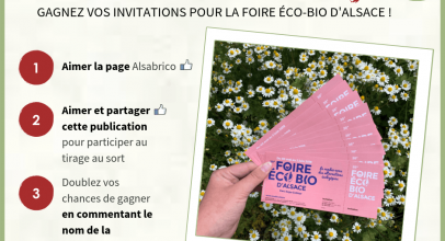 Règlement du jeu concours – Entrées Foire Éco-Bio